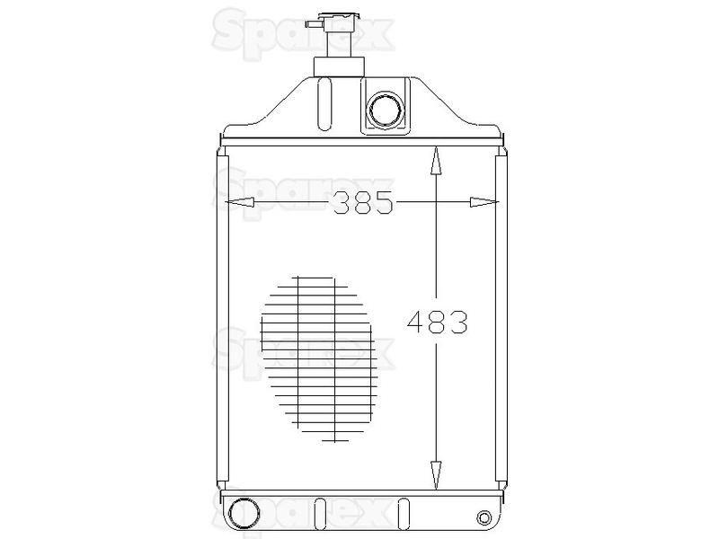 Radiator for Massey Ferguson 178 US BUILT