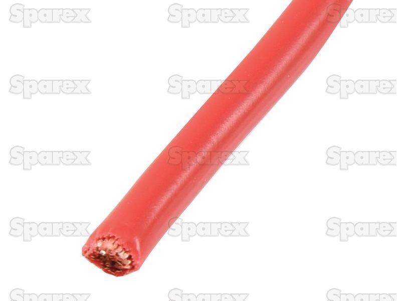 Electrical Cable - 1 Core, 4mm°² Cable, Red (Length: 50M), ()