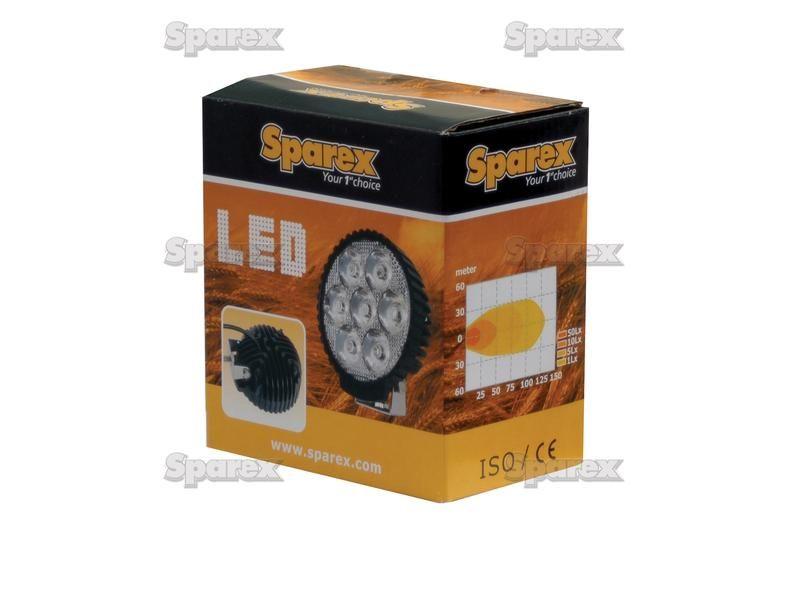 LED Work Light - aluminium case, 3180 lumen | 12/24 Volts, LEDs 6x5w