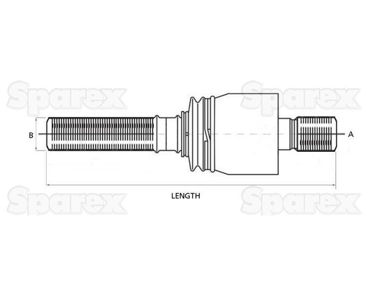 Steering Joint, Length: 140mm for Renault 80-14 (12-14 Series)