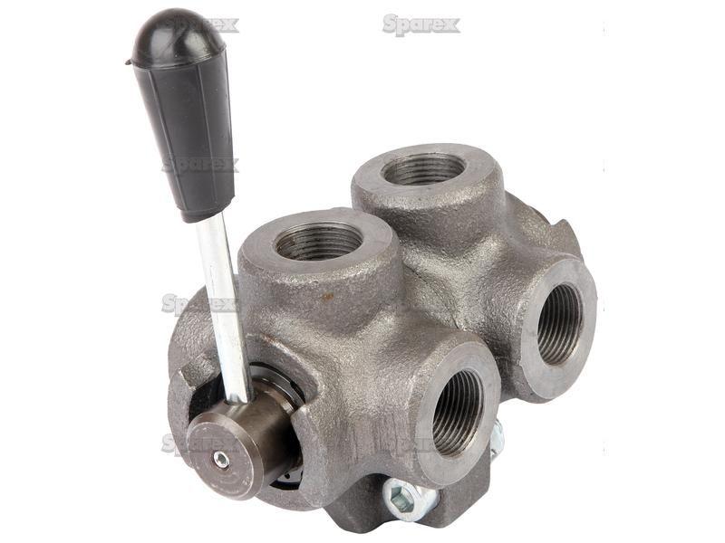Hydraulic 6-Way Diverter Valve 3/8BSP Bondioli & Pavesi (DDF6V02A)